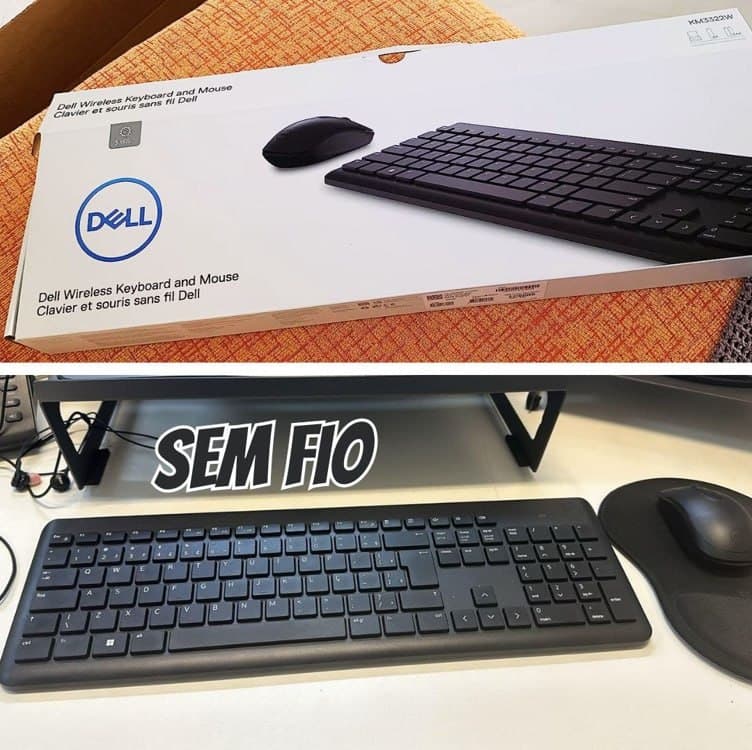 Dell KM3322W Teclado e Mouse sem fio
