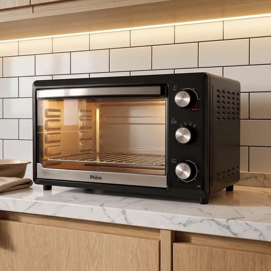 Forno Elétrico Philco PFE44P Dupla Resistência 44L 220V